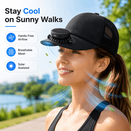 CoolBrim Solar Fan Cap™